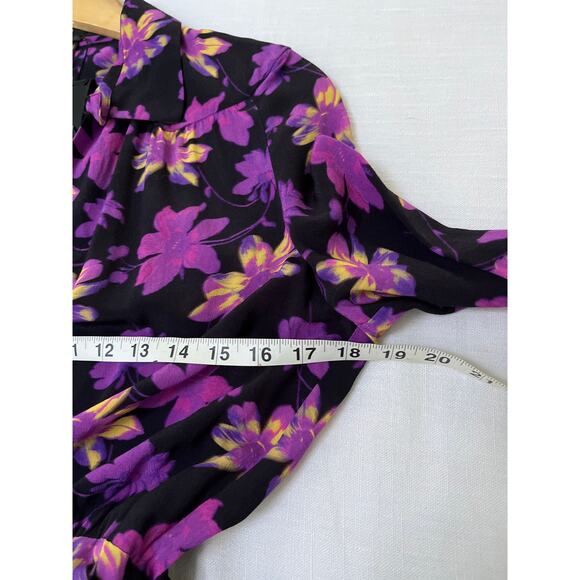 Maje Retunia Floral Maxi Dress Purple size 3 NWT - Picture 5 of 8
